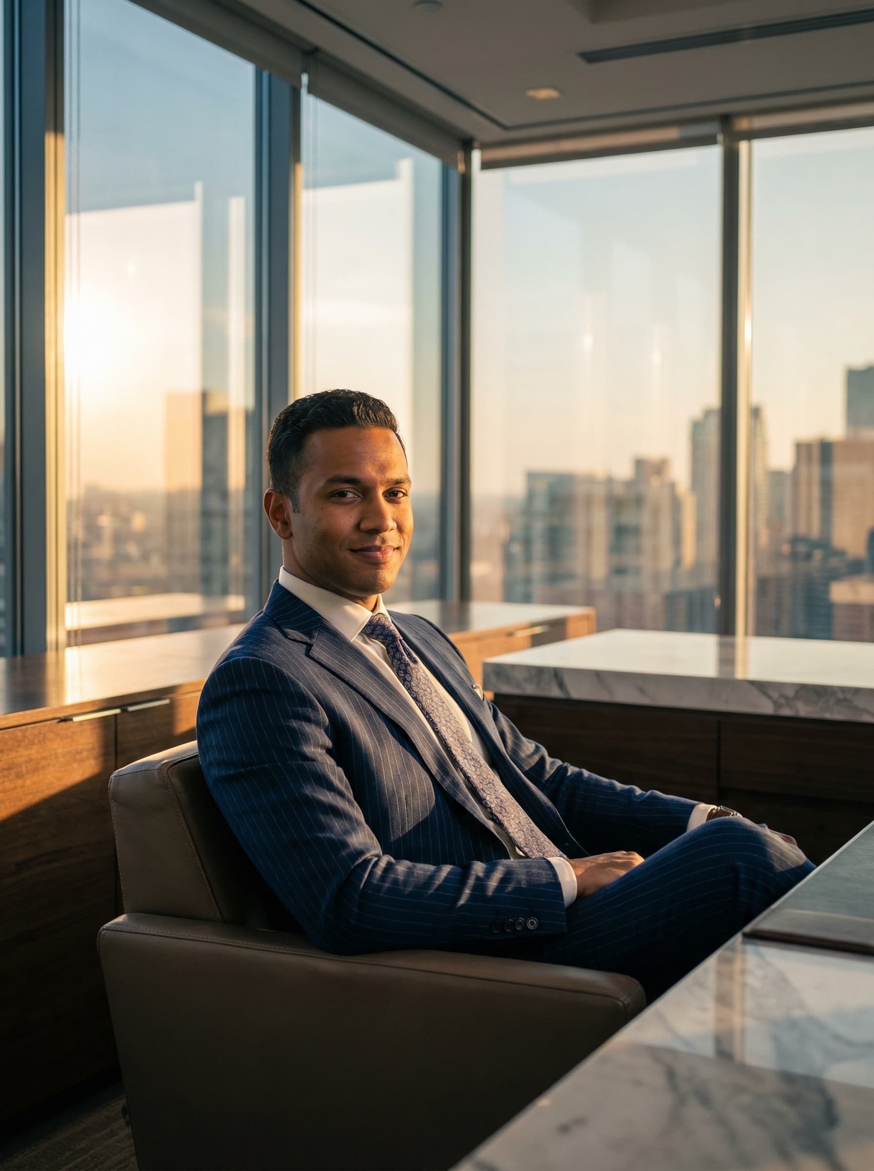 Executive portrait transformation